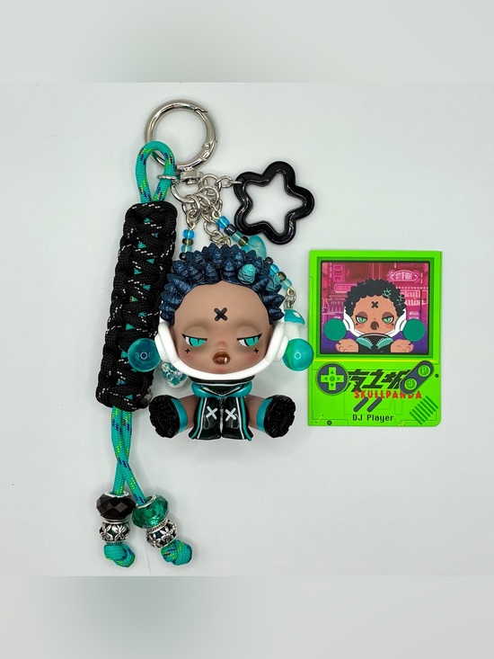 POP MART Accessories - Skullpanda x City of Night Series Bag Charm - DJ Player